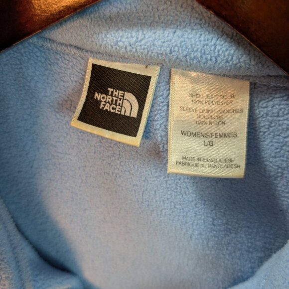 The North Face 2 in 1 HyVent Fleece Lined Hooded Jacket-Womens Large Blue Gray - Picture 4 of 6
